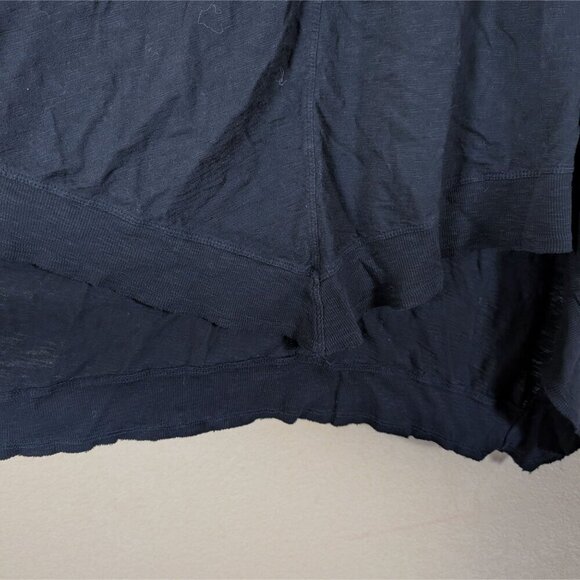 Wilt Asymmetrical Black Top Long Sleeve Cotton Slouchy sz M Basic Capsule Staple - Picture 5 of 9